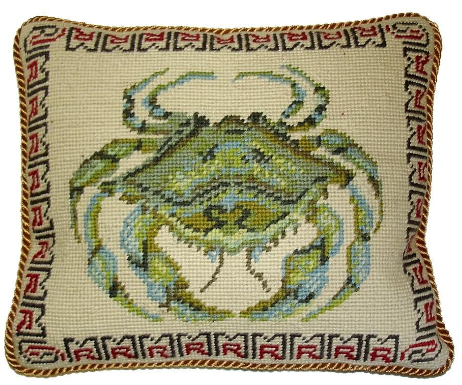 Crab Grosspoint Pillow 10 in. x 12 in.