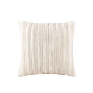 Ivory  Pillow 20 In. and Throw 50 in. x 60 in.