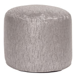 Glam Pewter Ottoman in 3 Sizes