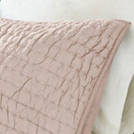Shell Pink Serene 3 Piece Cotton Coverlet Set
