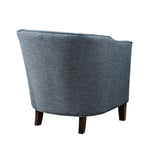 Nail Trimmed Barrel Chair - Slate Blue