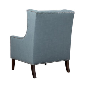 Classic Wing Back Chair - Blue