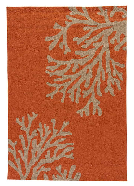 Bough Out Apricot Indoor-Outdoor Area Rug