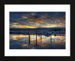 Seneca Lake Sunrise Framed Art Print -  Artist  Robert Lott