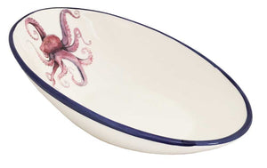 Octopus Large Oval Bowl