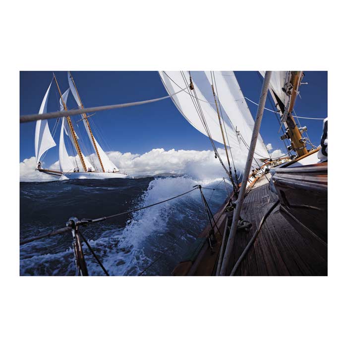 Sailing 42480 Canvas Art Print - Artist  Cory Silken