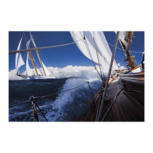 Sailing 42480 Canvas Art Print - Artist  Cory Silken