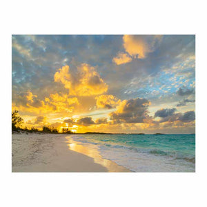 Bahamas Sunset Canvas Art Print - Artist Donald Paulson