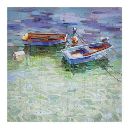 Boats and Buoys 1 Giclee Canvas Print - Artist  Sydni Sterling