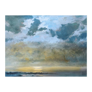 Evening Descends Canvas Art Print - Artist Douglas Edwards