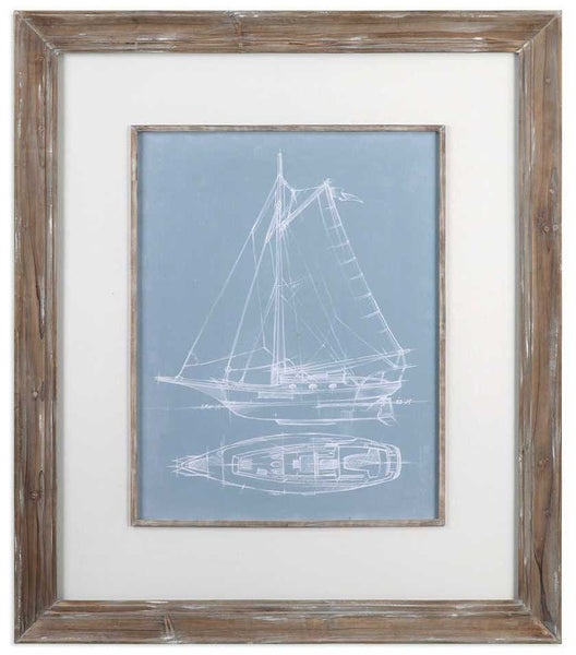 Yacht Sketches - Set of 2