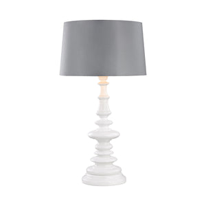Corsage Outdoor Table Lamp With Silver Shade