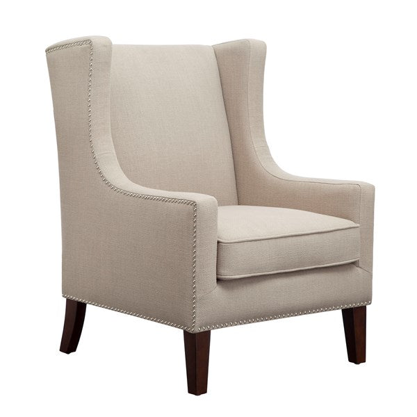 Classic Wing Back Chair - Linen